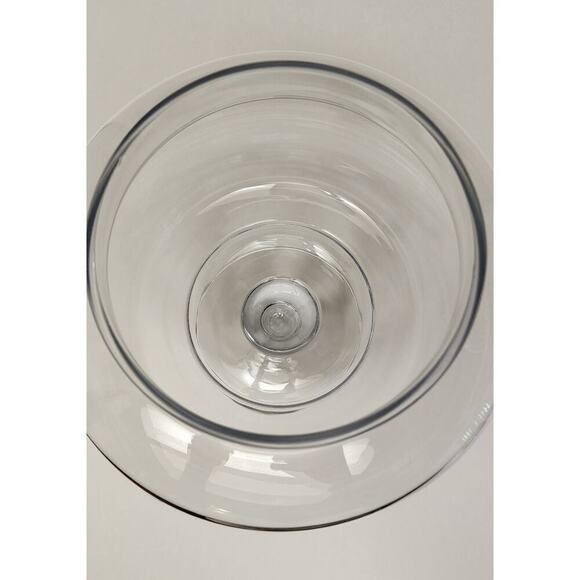 CC HOME FUNISHINGS Glass 8.5"Dx14.5" clear Jar W/Lid - Picture 6 of 7